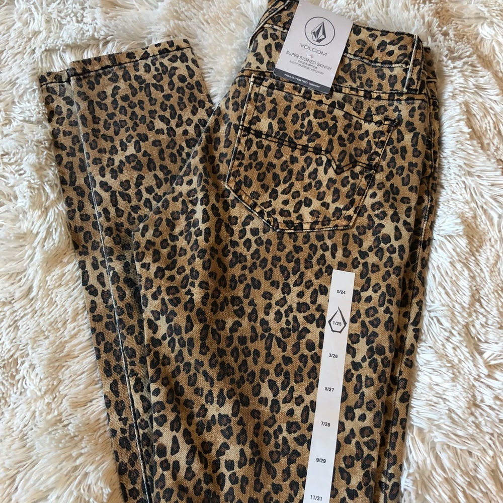 Volcom skinny jeans.
